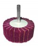 Perie de slefuit cu tija. burete de smirghel  64 mm